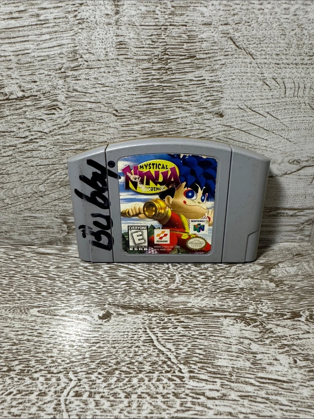 Nintendo Mystical Ninja Starring Goemon (Gray) - N64 Game Cartridge
